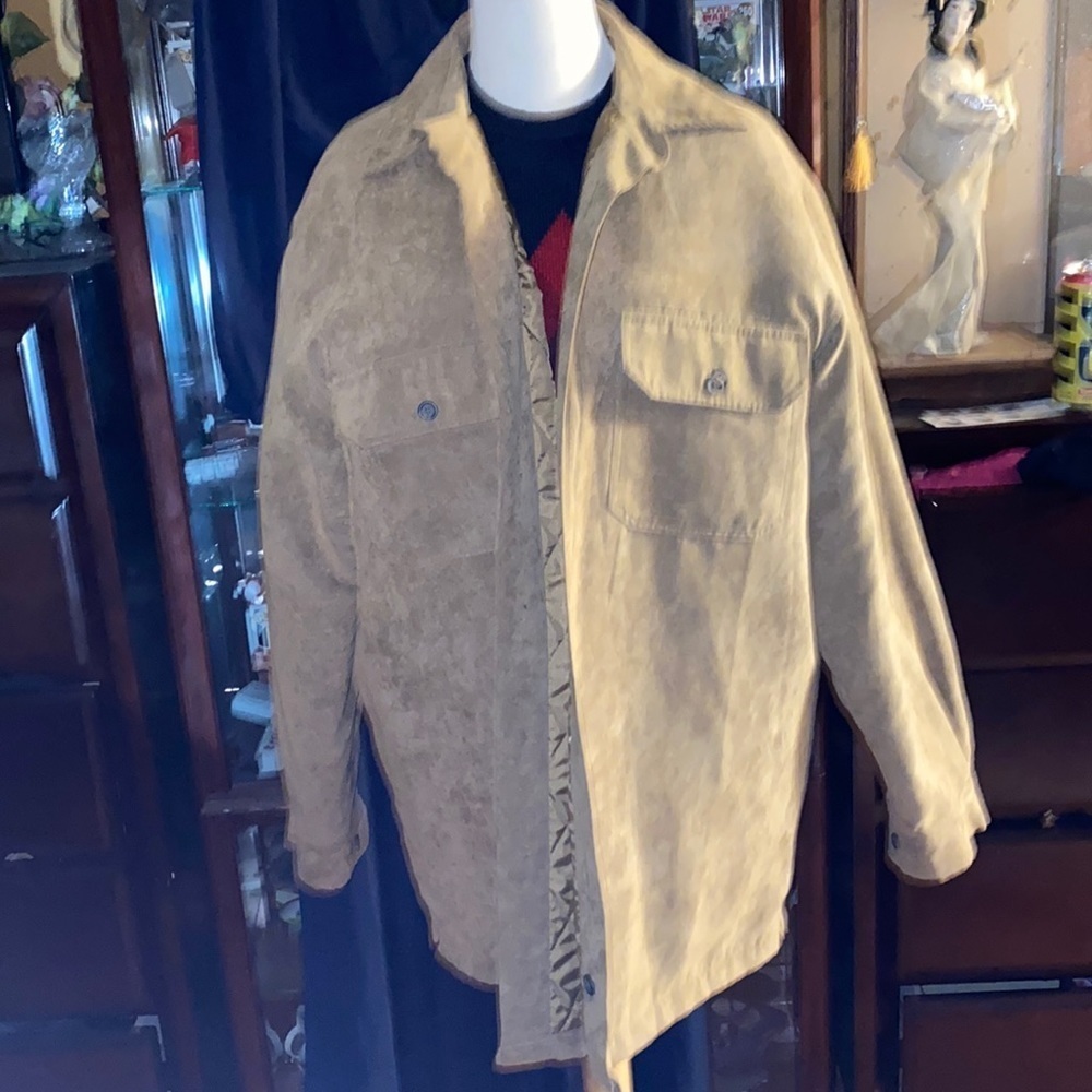 High sierra tan button down jacket